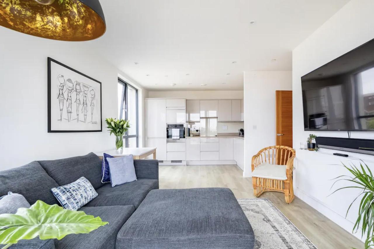 Modern 1 Bed L City Views L Work Space Лондон Экстерьер фото